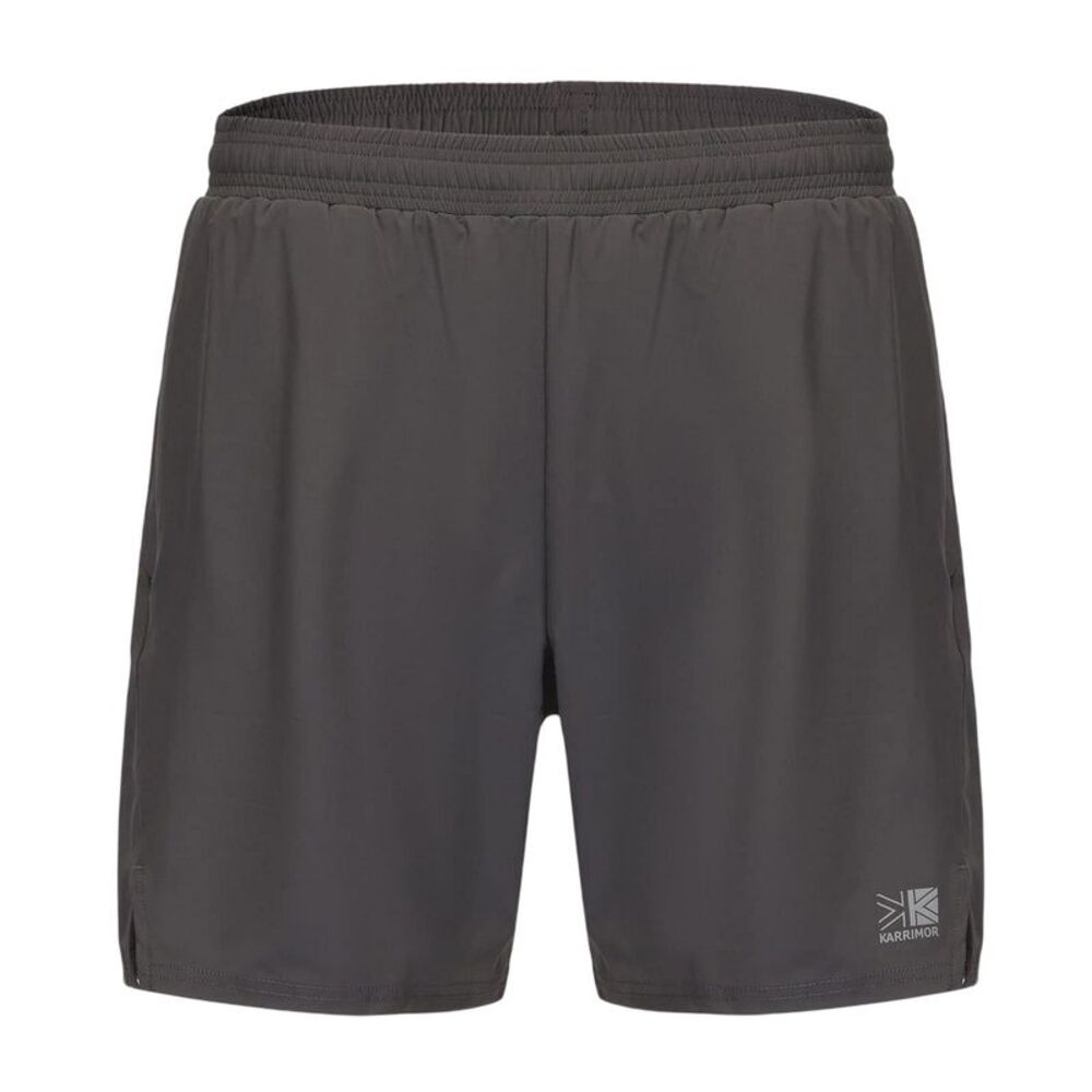 Karrimor Mens 2 in 1 Running Shorts / Charcoal